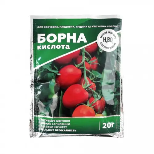 борная кислота для растений