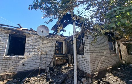 Дрон у подвір’я: два будинки зруйновано біля Кромберга на Житомирщині.