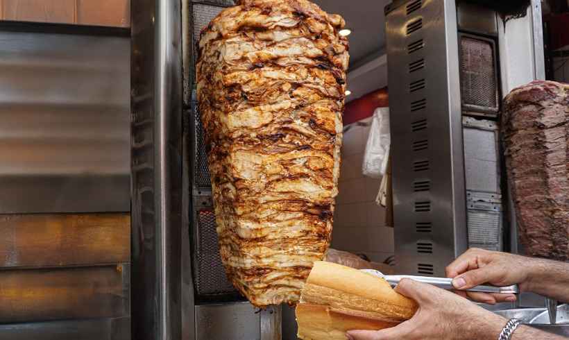 Мясо для шаурмы на втулке 