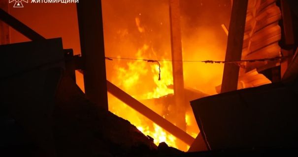 Житомирщина під ударом: росіяни атакували підприємство, є жертви.